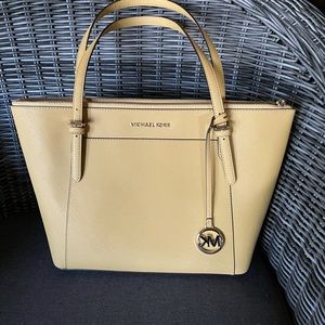 Yellow MK Michael Kors tote bag